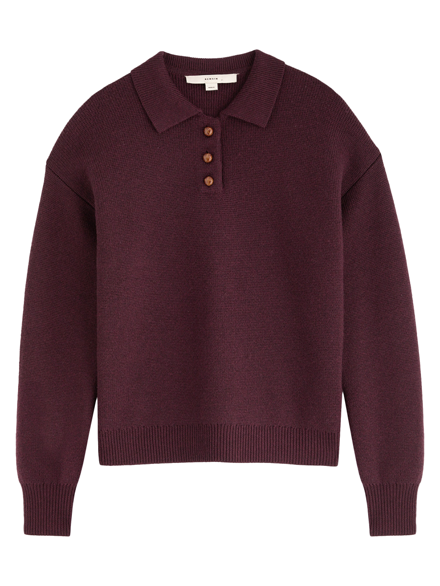 Wool Polo Jumper