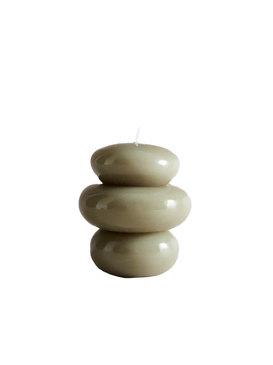 Stone Design Candle