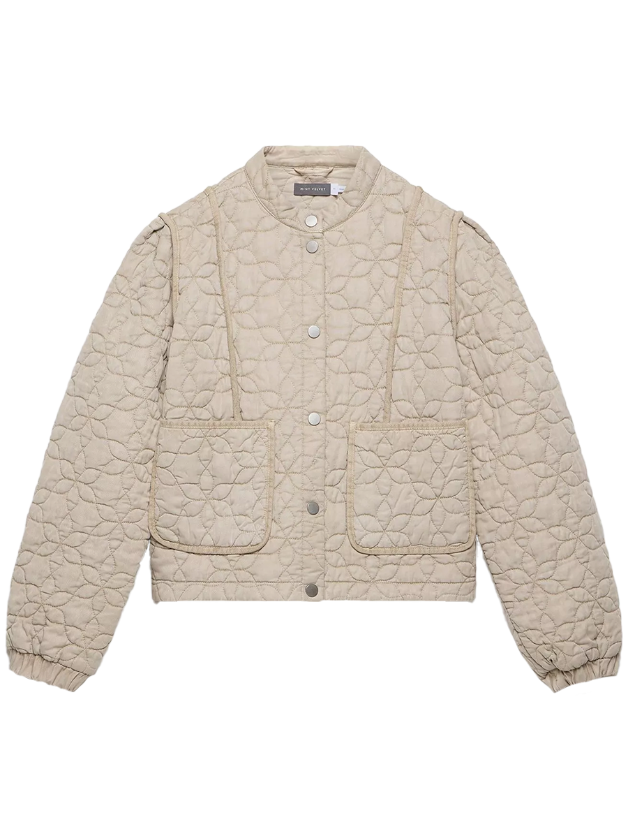 Popper Quilted Jacket