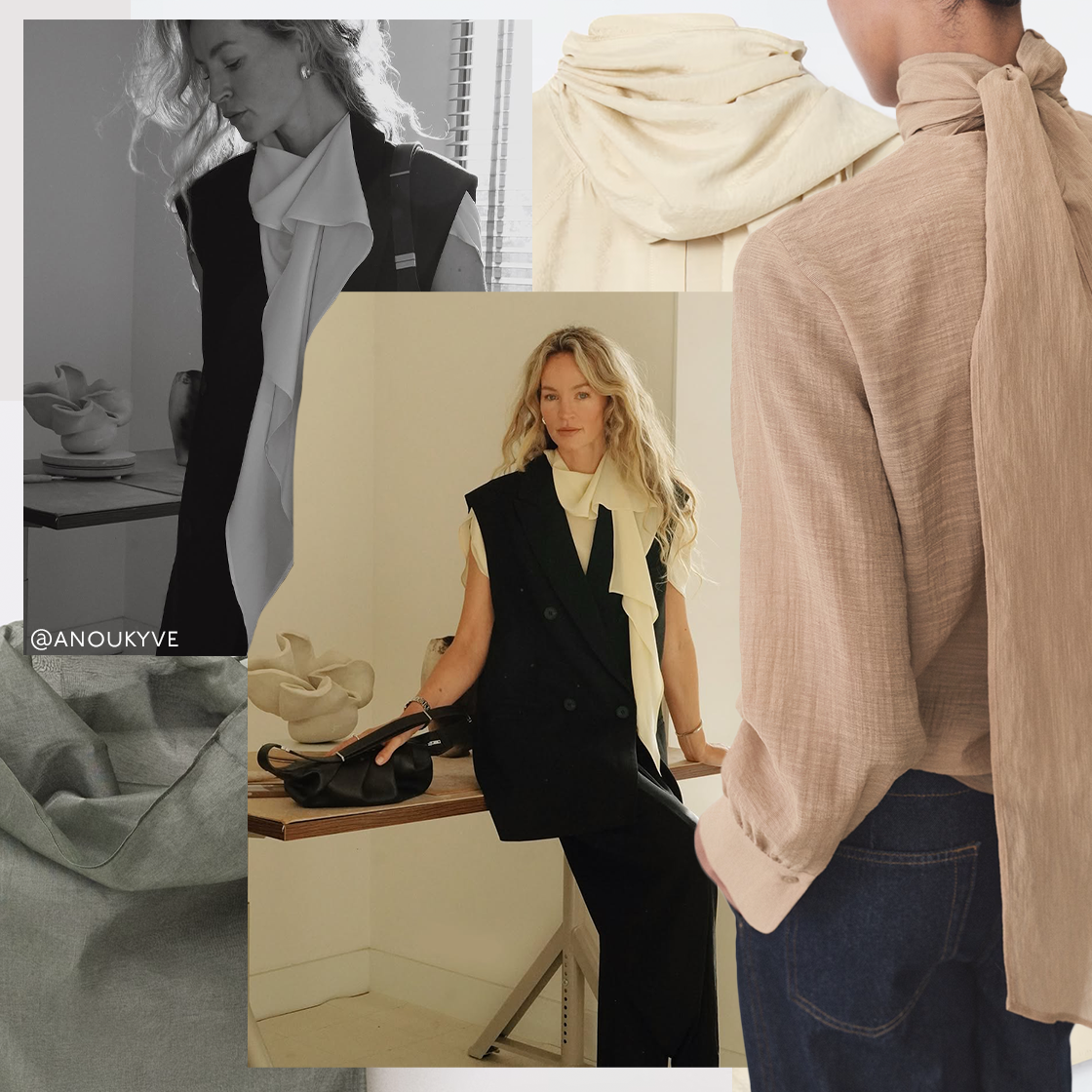 The High Neck Blouse Might Be The Chicest Piece You’ll Buy All Season
