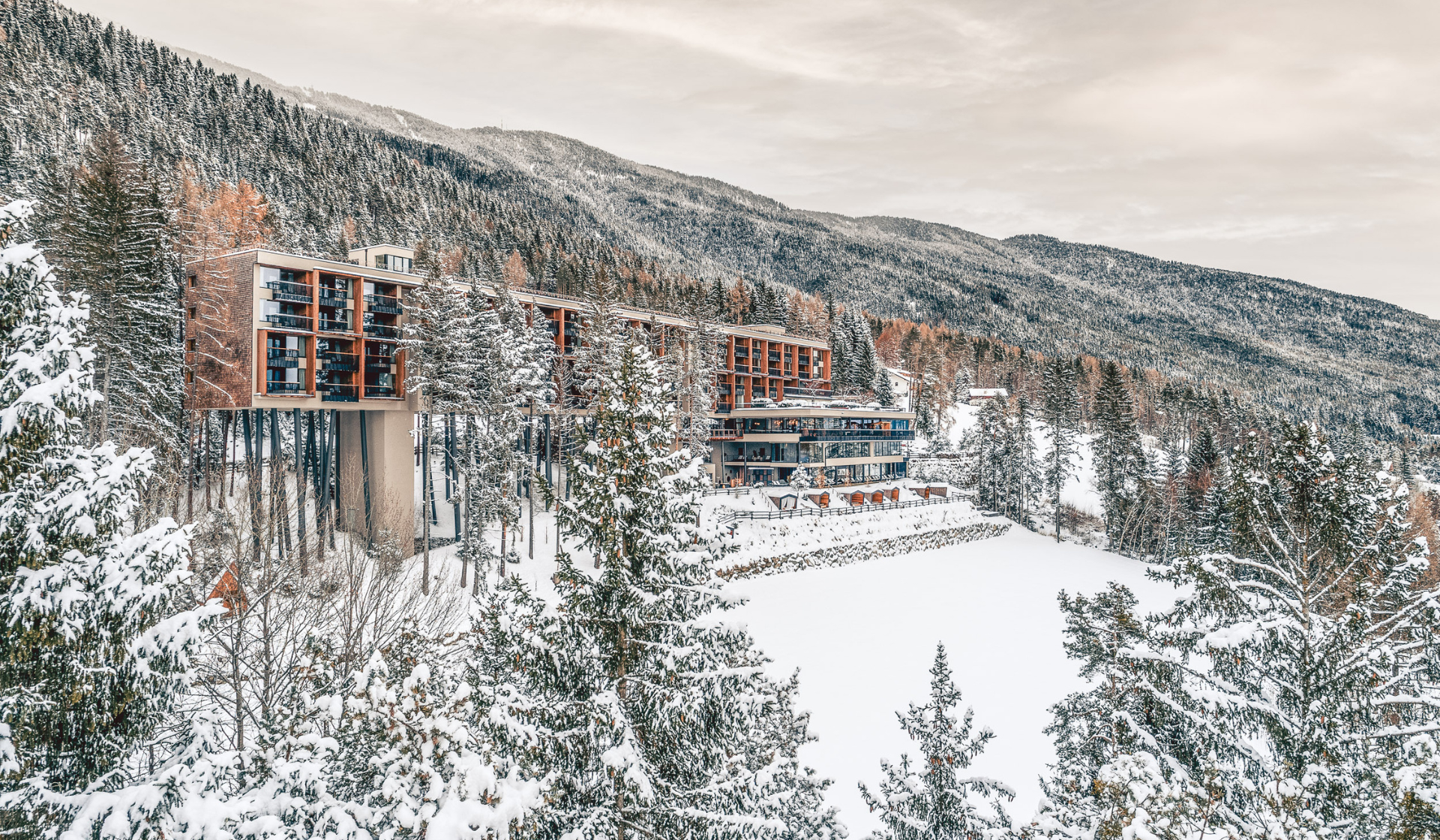 See Inside The Striking Treehouse Resort Hidden In The Dolomites