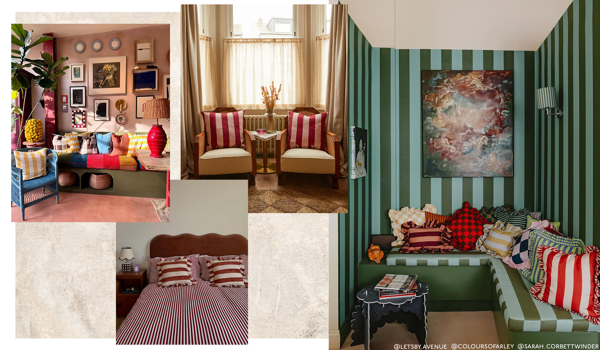 The Coolest Striped Cushions To Add To Basket Right Now