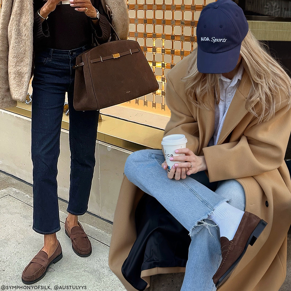 The Style Set Are Loving Suede Loafers