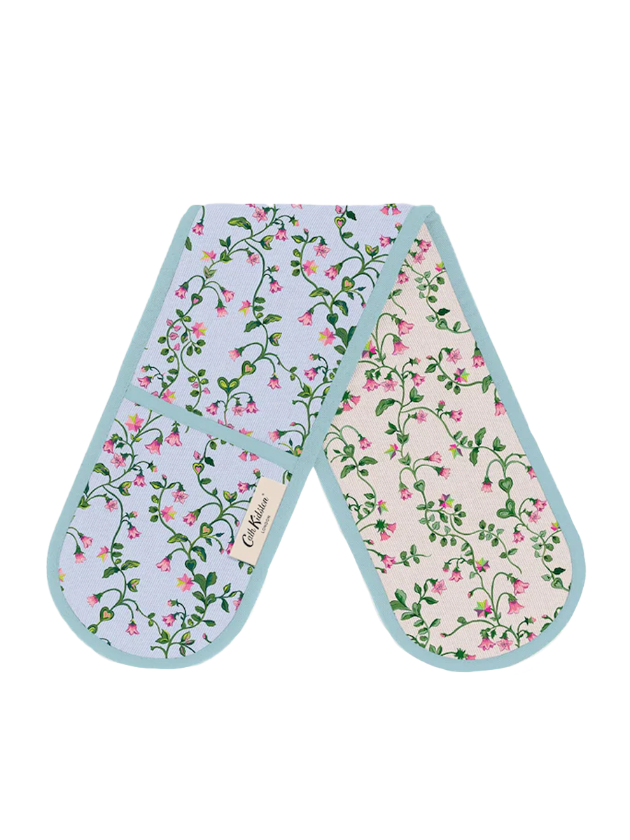 Twin Flowers Oven Gloves