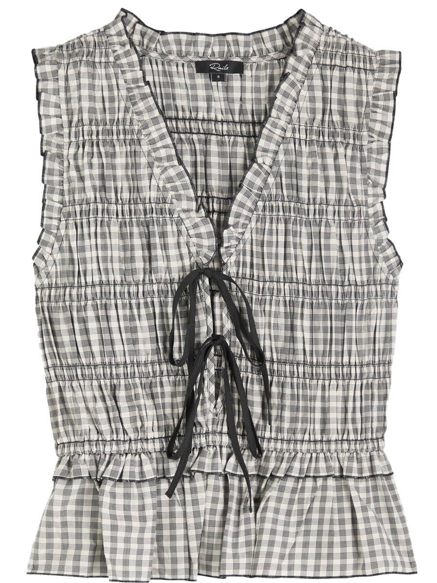 Martine Gingham Top