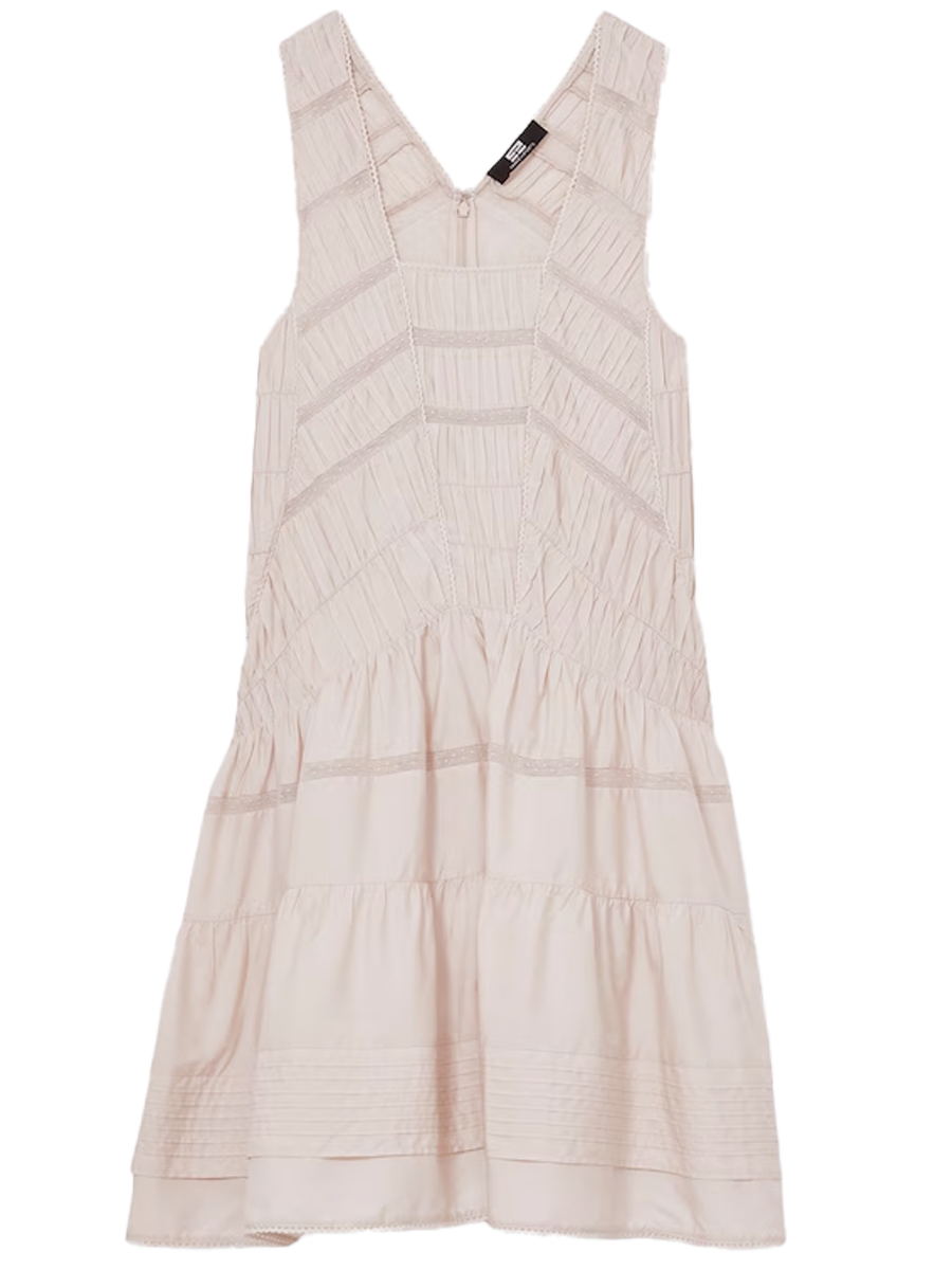 Shirred Mini Dress