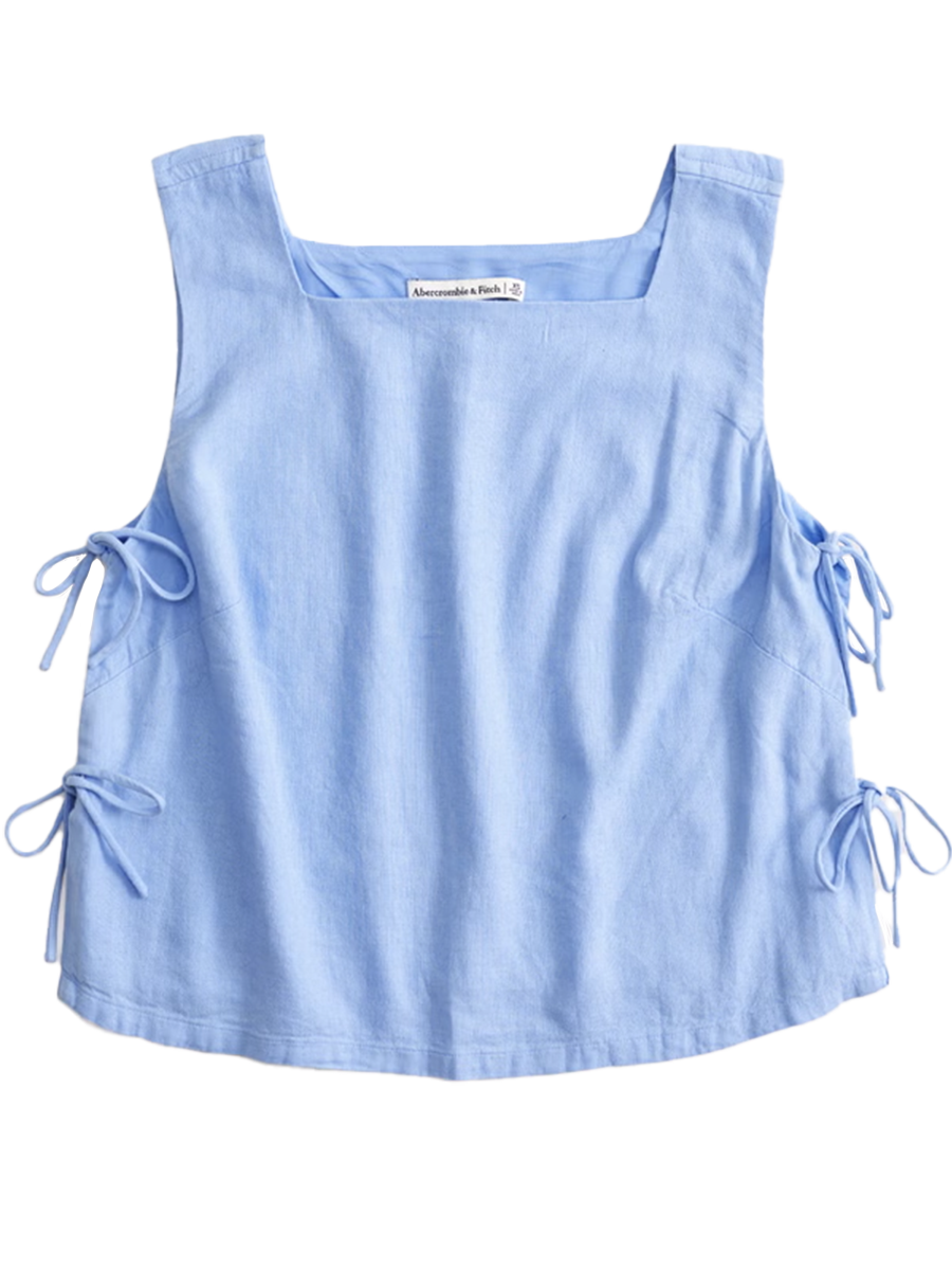 Linen-Blend Top