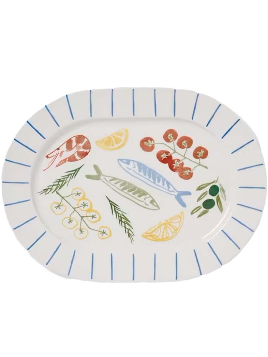 Oval China Platter