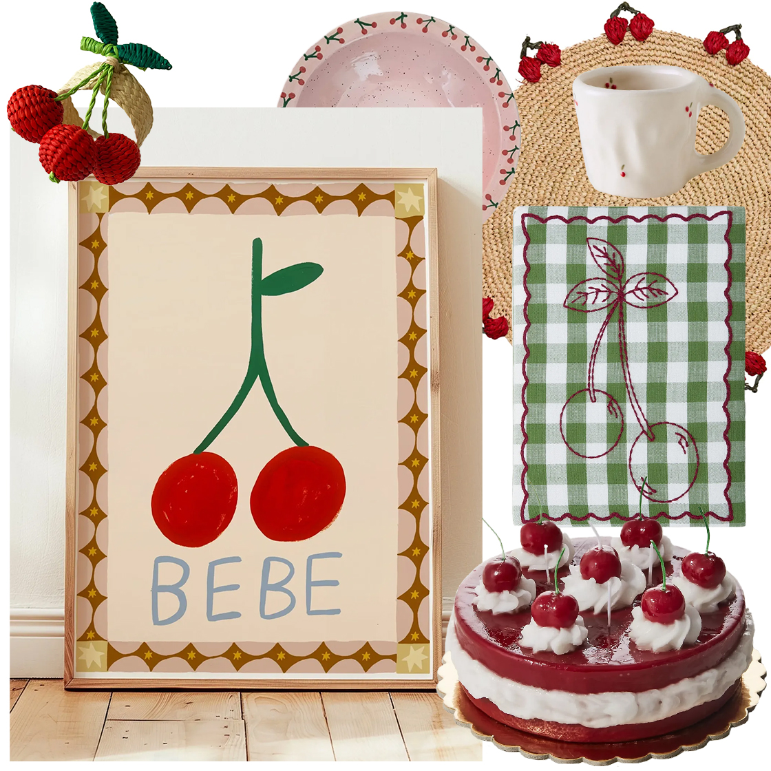 Cherry Print Interiors Are Trending & They Are Seriously Cute