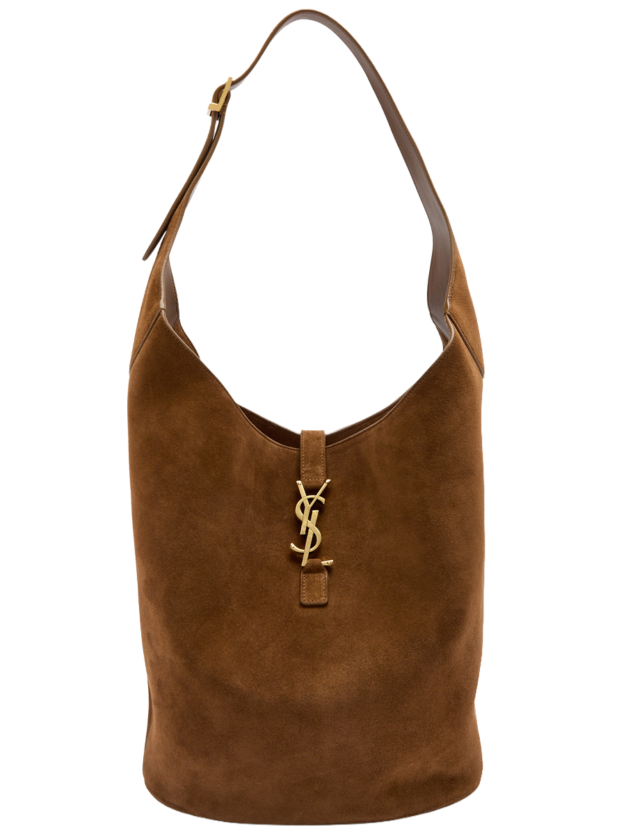 Suede Bucket Bag