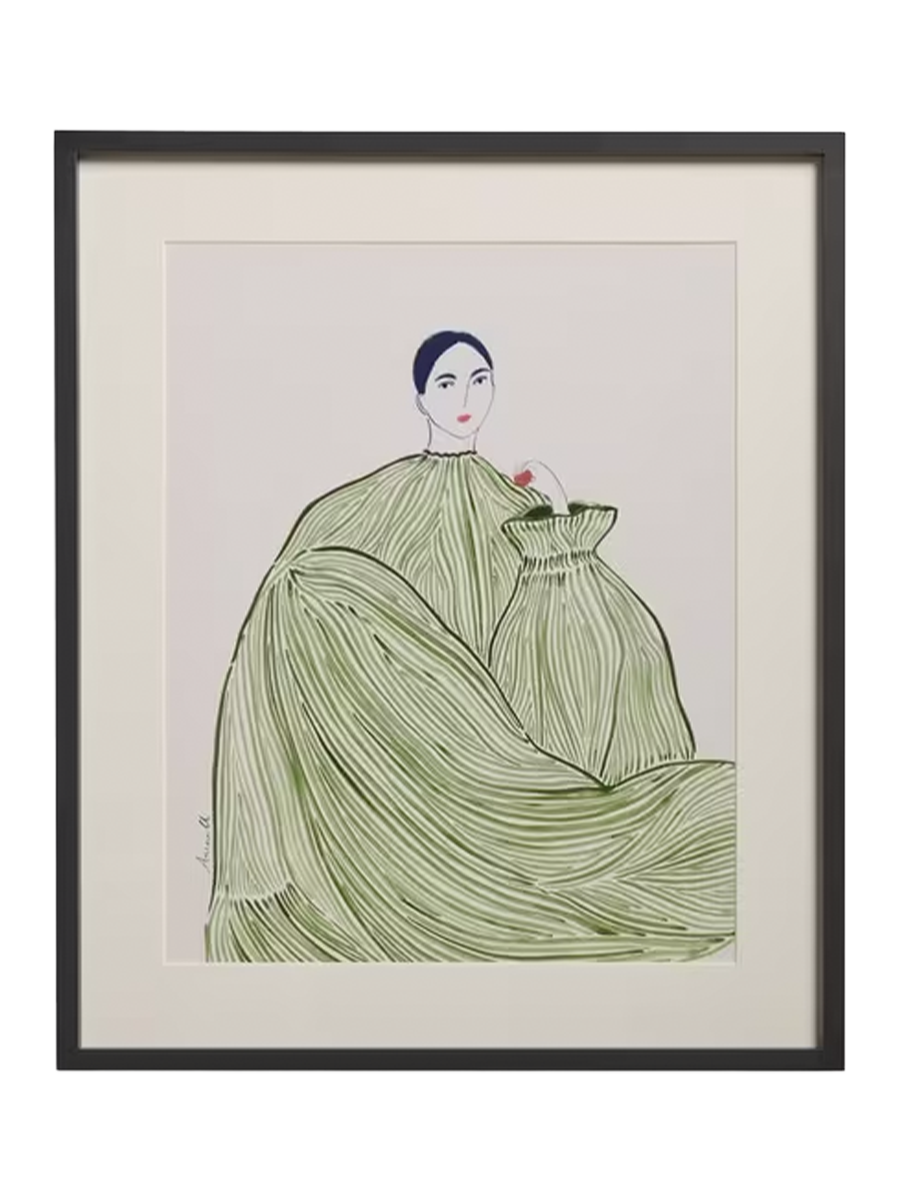 ‘Green Dress’ Print