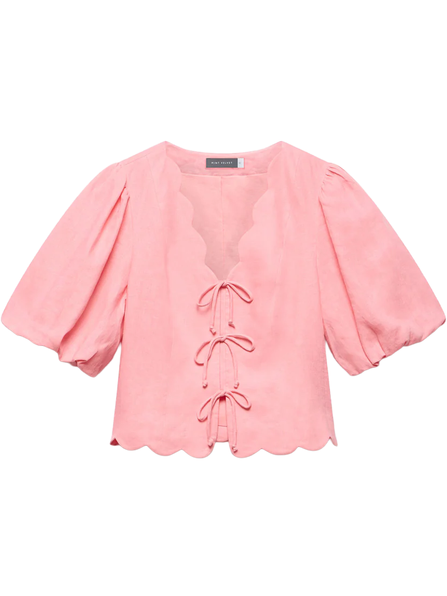 Linen Tie Top