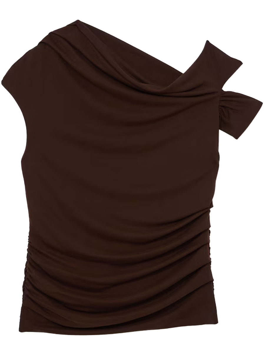 Ruched Off-Shoulder Top