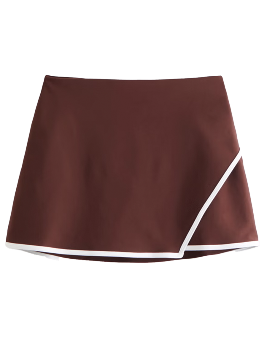 Asymmetrical Wrap Skirt