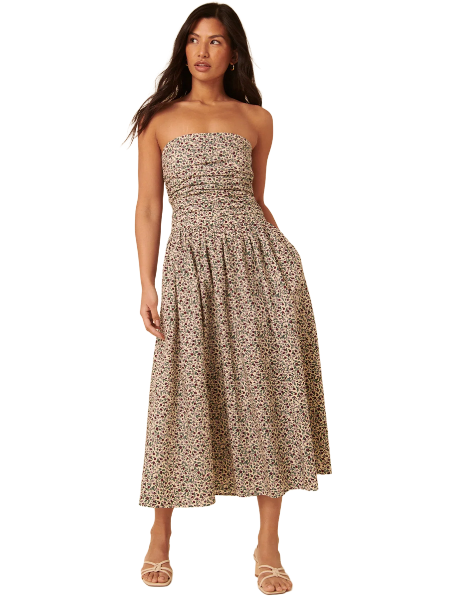 Floral Bandeau Dress