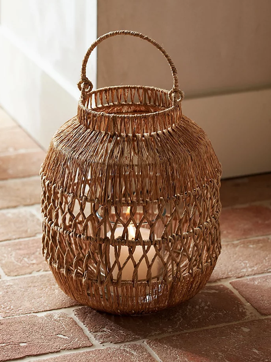 Woven Jute Lantern