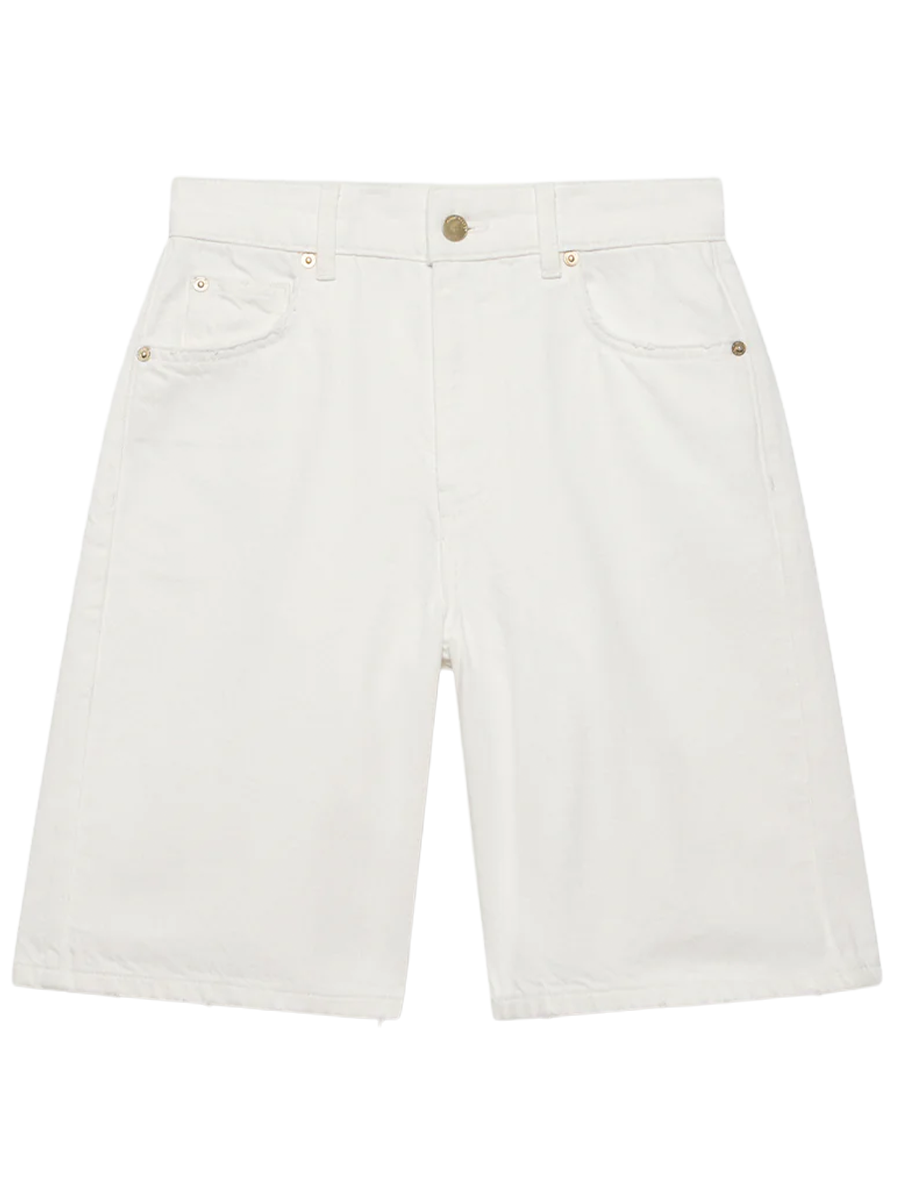 Longline Denim Shorts