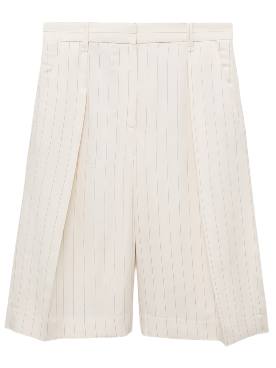 Striped Bermuda Shorts
