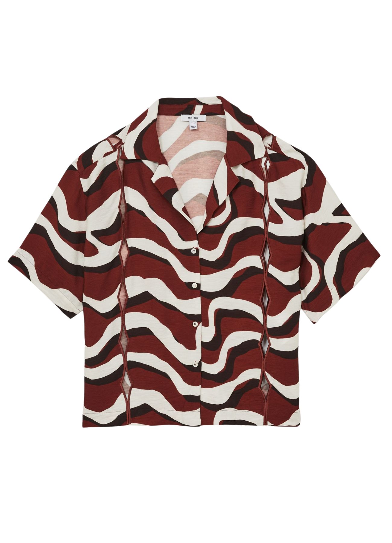 Eva Wave Print Shirt