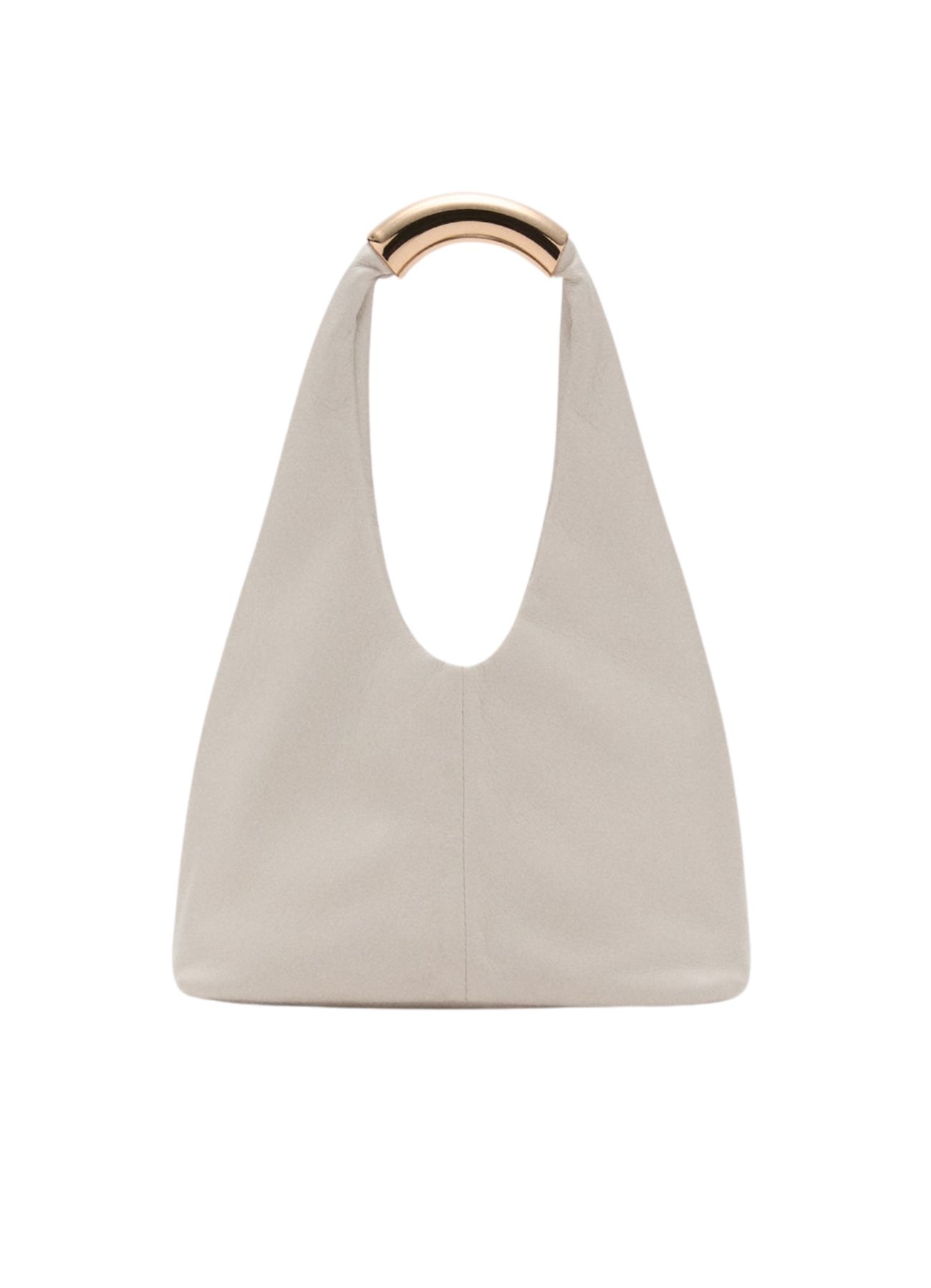 Metal Handle Handbag