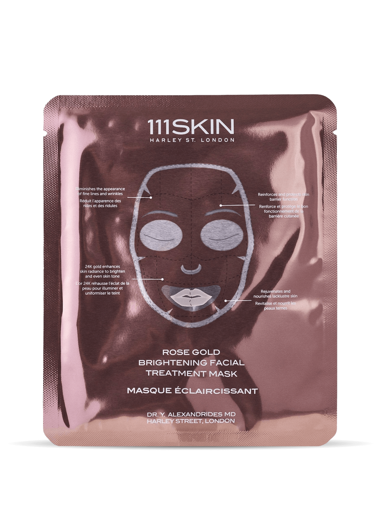 Rose Gold Brightening Facial Treatment Mask
