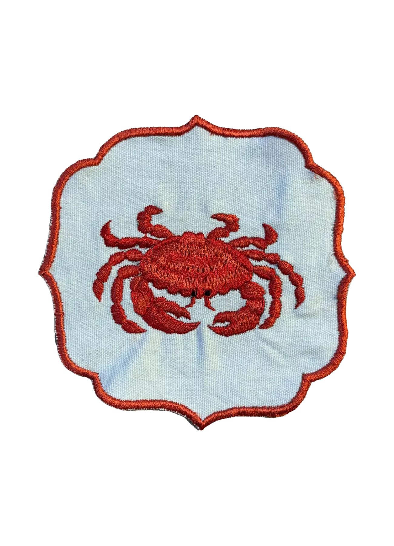 Crab-Embroidered Napkins