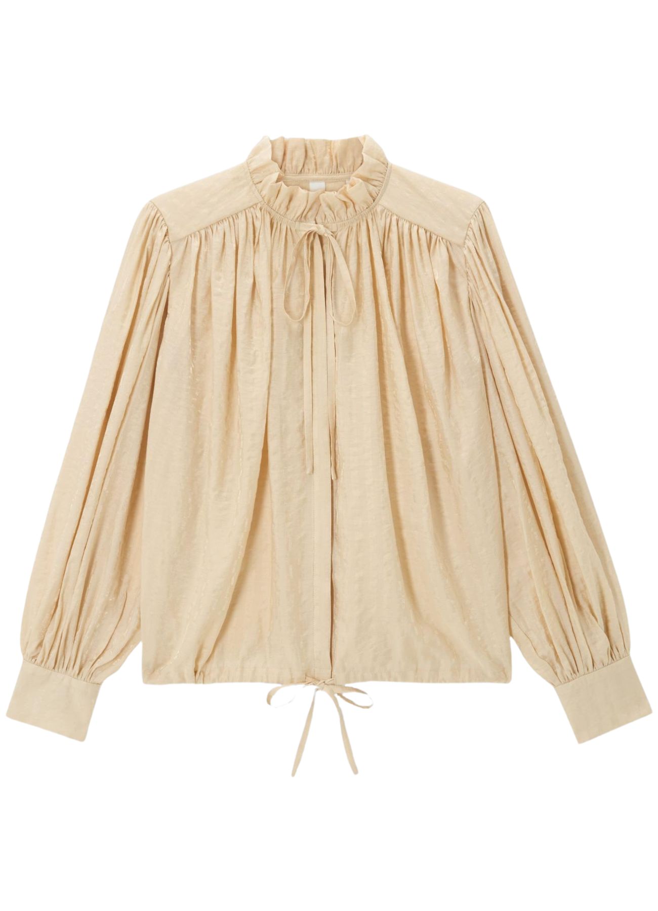 Boho Tie Neck Blouse