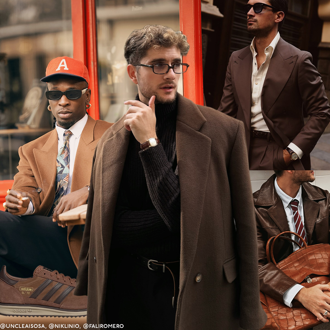 Brown Trousers To Chocolate Knits: The Menswear Trend That Nails Old School Style