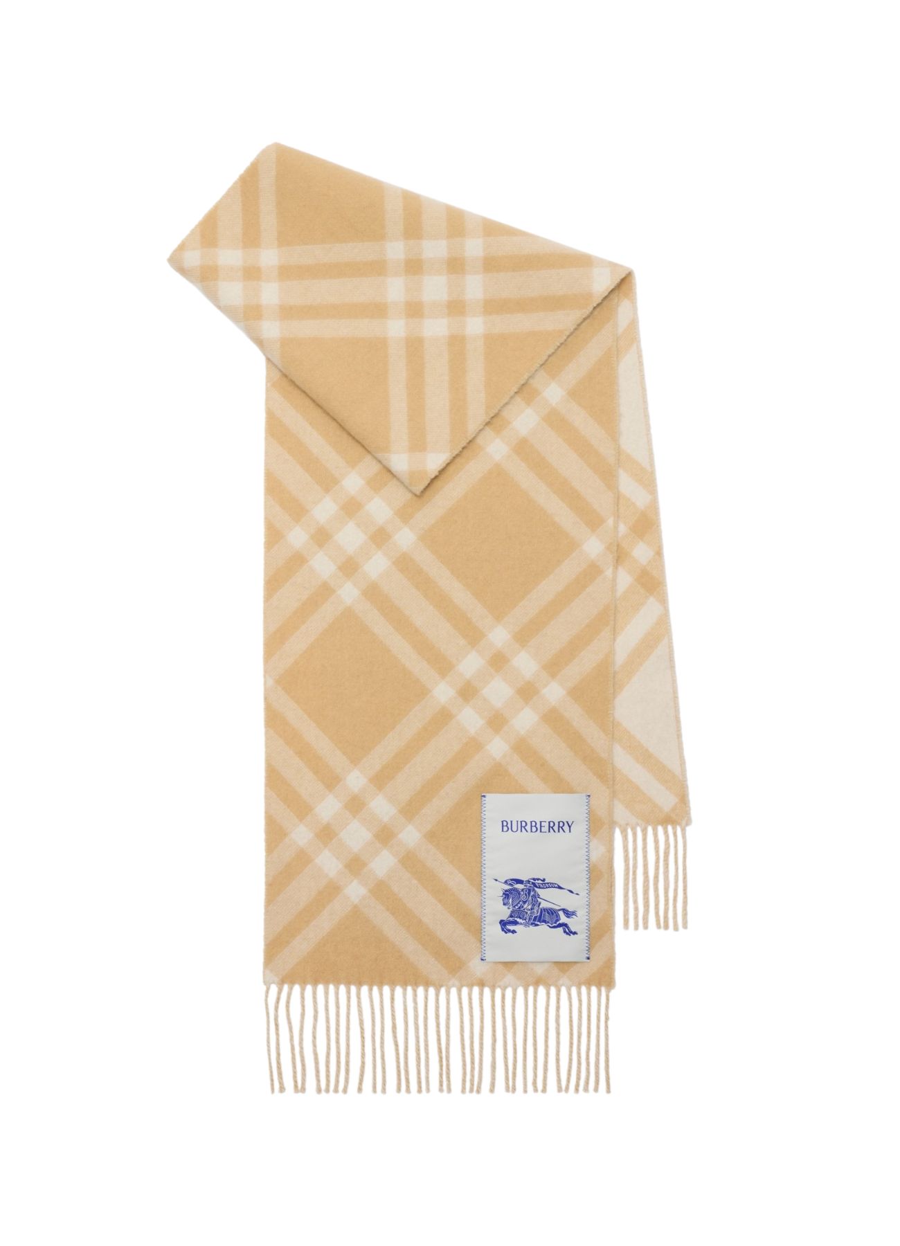 Check Cashmere Scarf