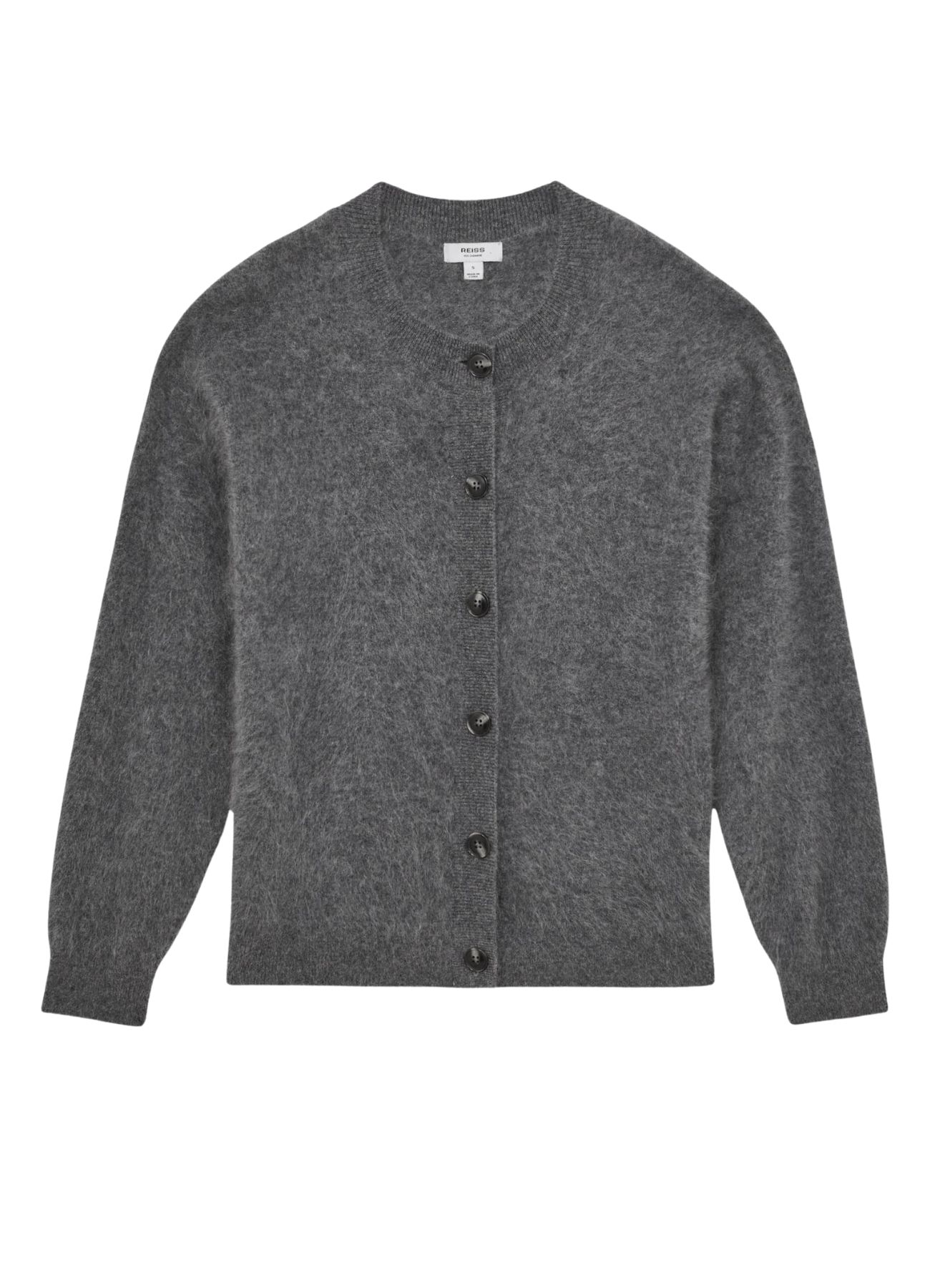 Brushed Cashmere Cardigan