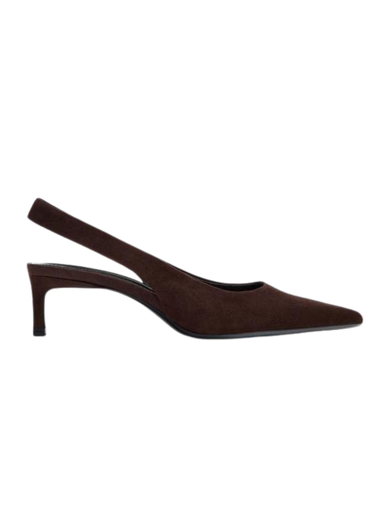 Suede Kitten Slingbacks