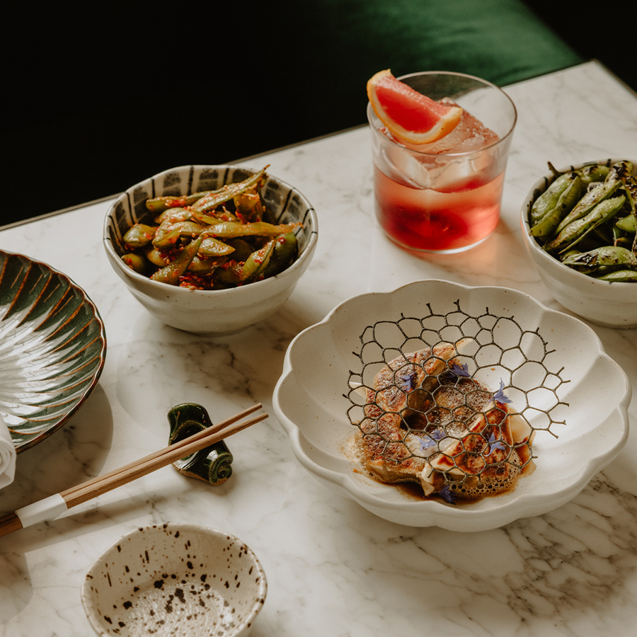 Sip On A Complimentary Glass of Fizz At This Chic Japanese Spot