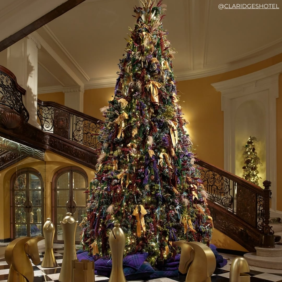 Claridge’s Just Unveiled Its 2025 Christmas Tree