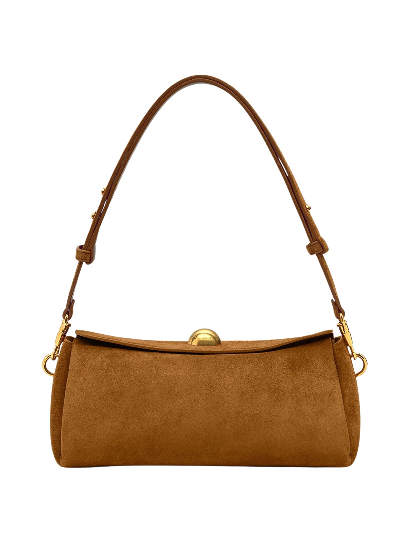 Suede Carrousel Bag