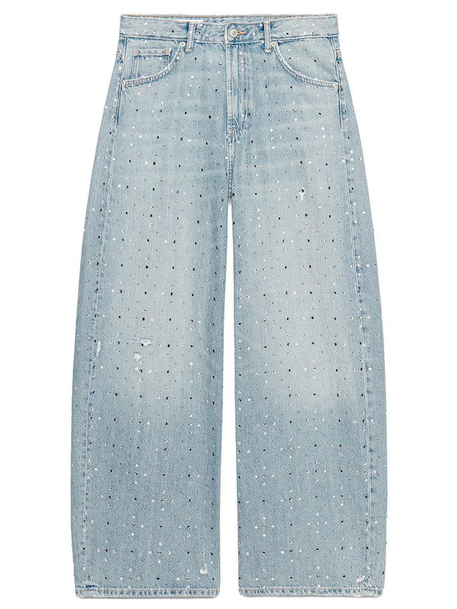 Baggy Rhinestone Jeans