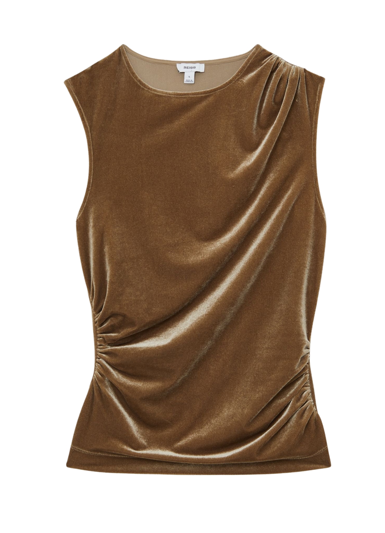 Velvet Drape Top