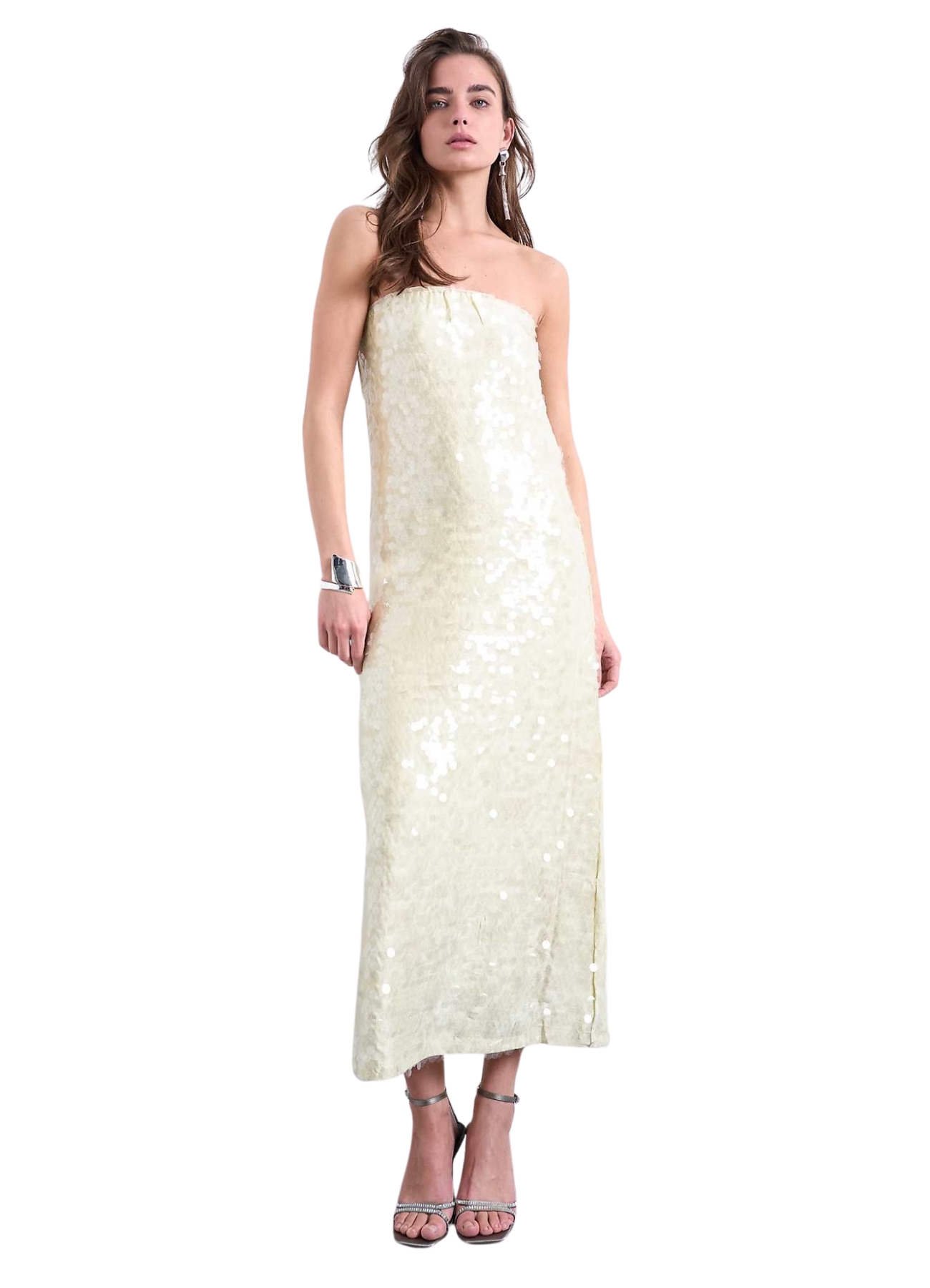 Sequin Bandeau Midi