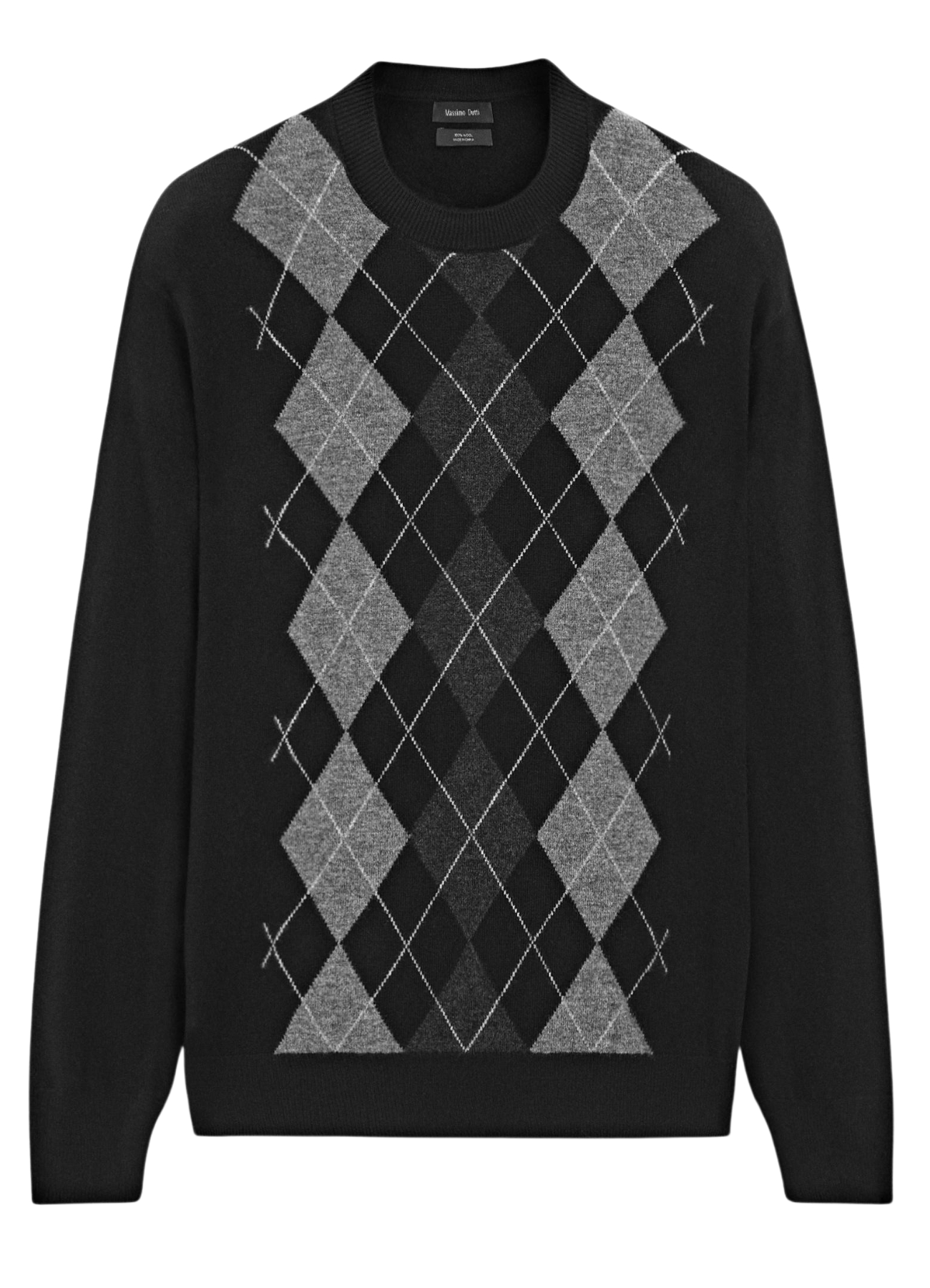 Wool Argyle Knit