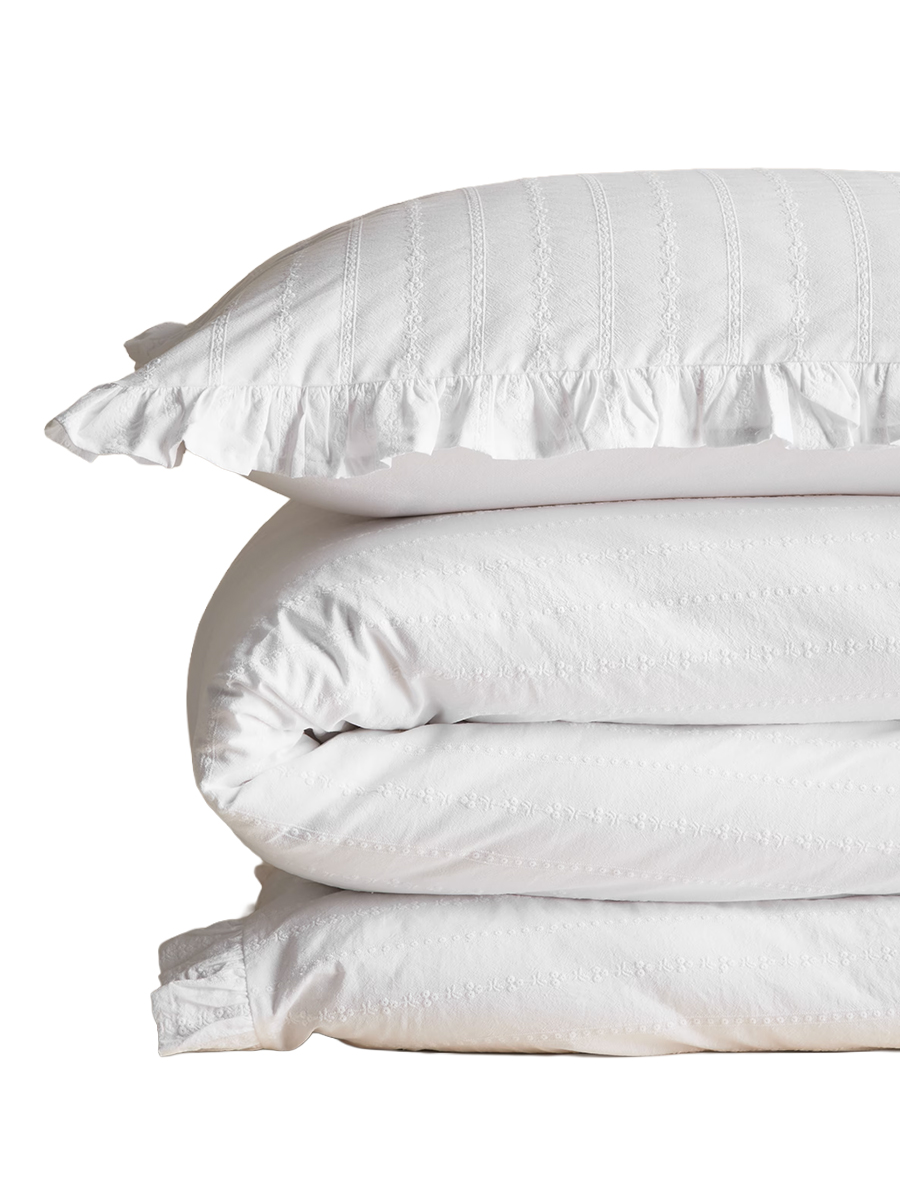 French Ruffle Bedding Set