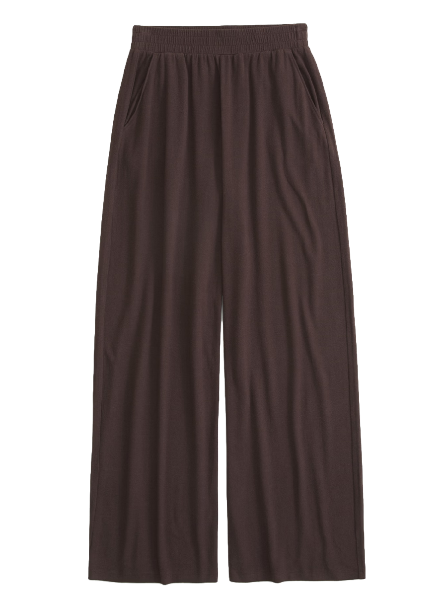 Brushed Wide Leg Sweatpant