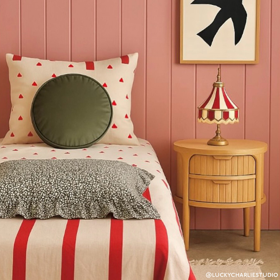 Red & Pink Interiors Shouldn’t Work But They Totally Do