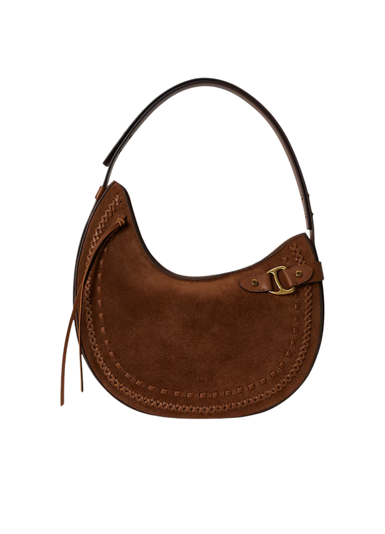 Whipstitched Large Tasha Shoulder Bag