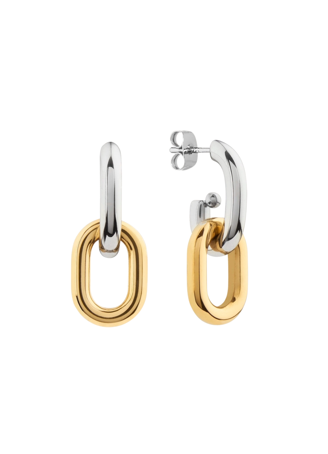 Small Link Earrings