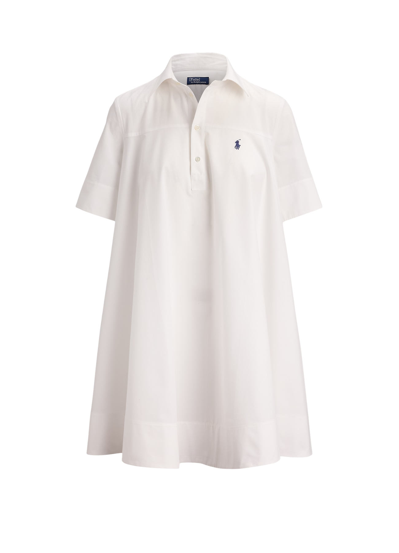 Cotton A-Line Shirtdress