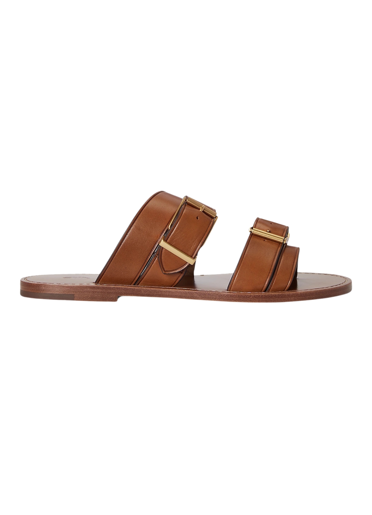 Buckled Leather Sandal