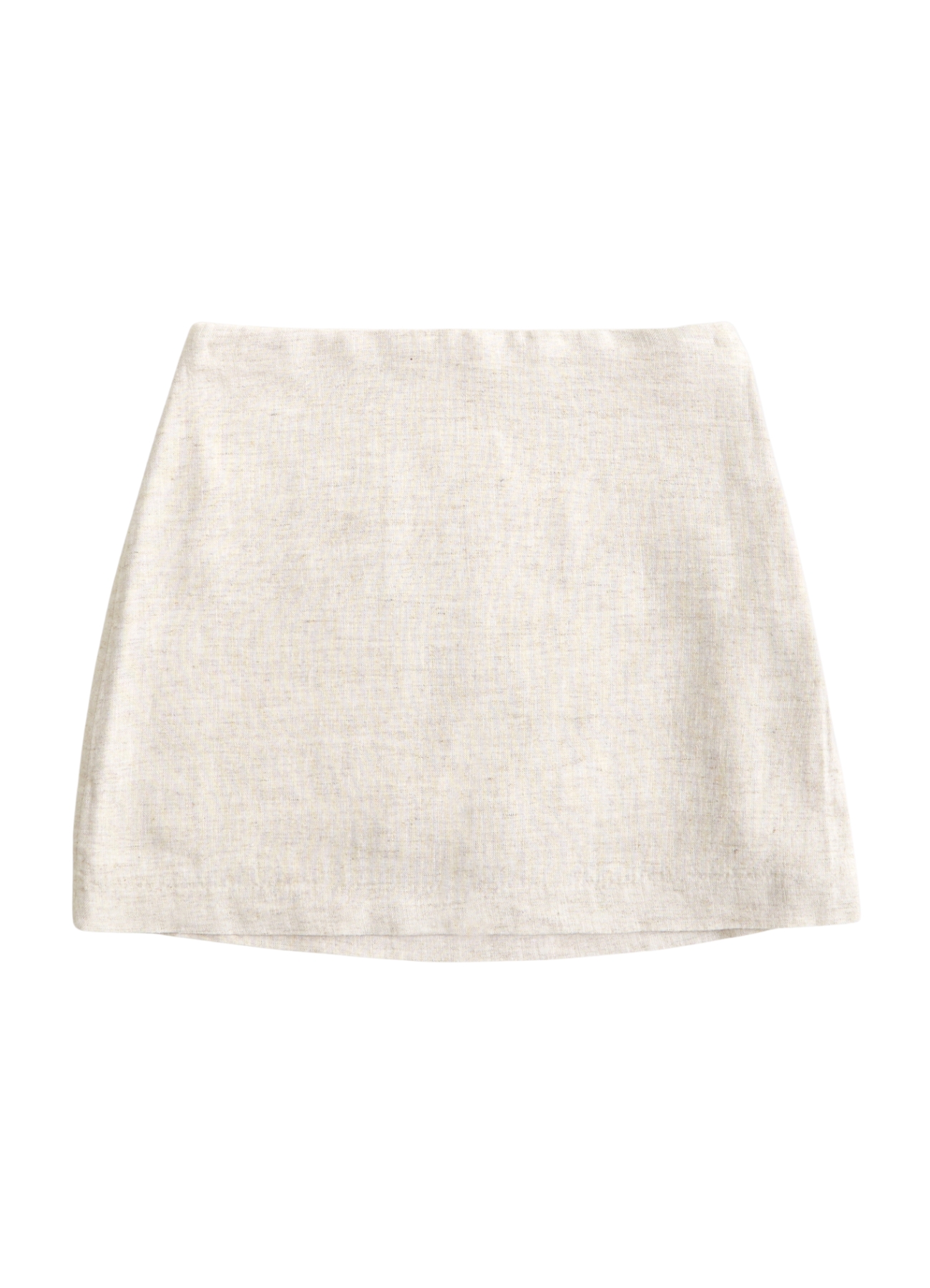 Linen-Blend Mini Skort