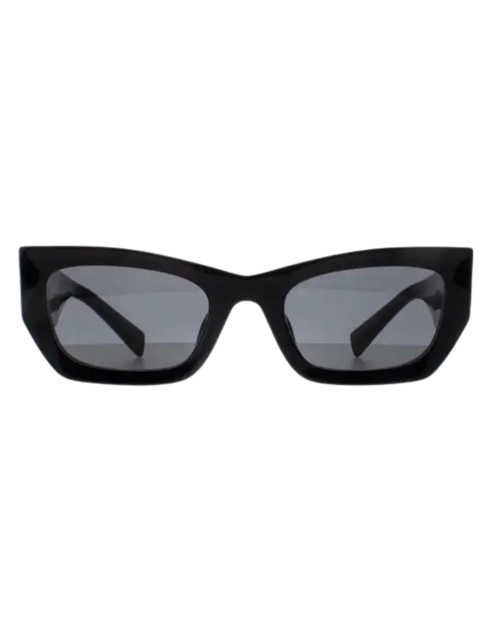 Rectangle Black Dark Grey Sunglasses