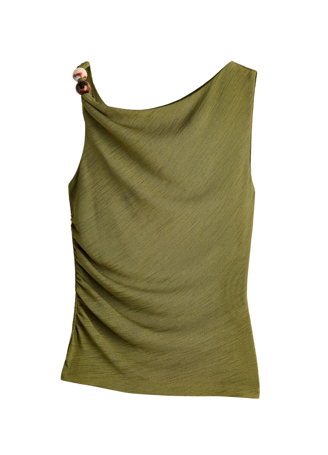 Beaded Draped Top