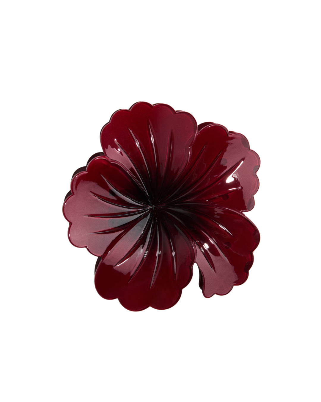 Flower-shaped hair claw
