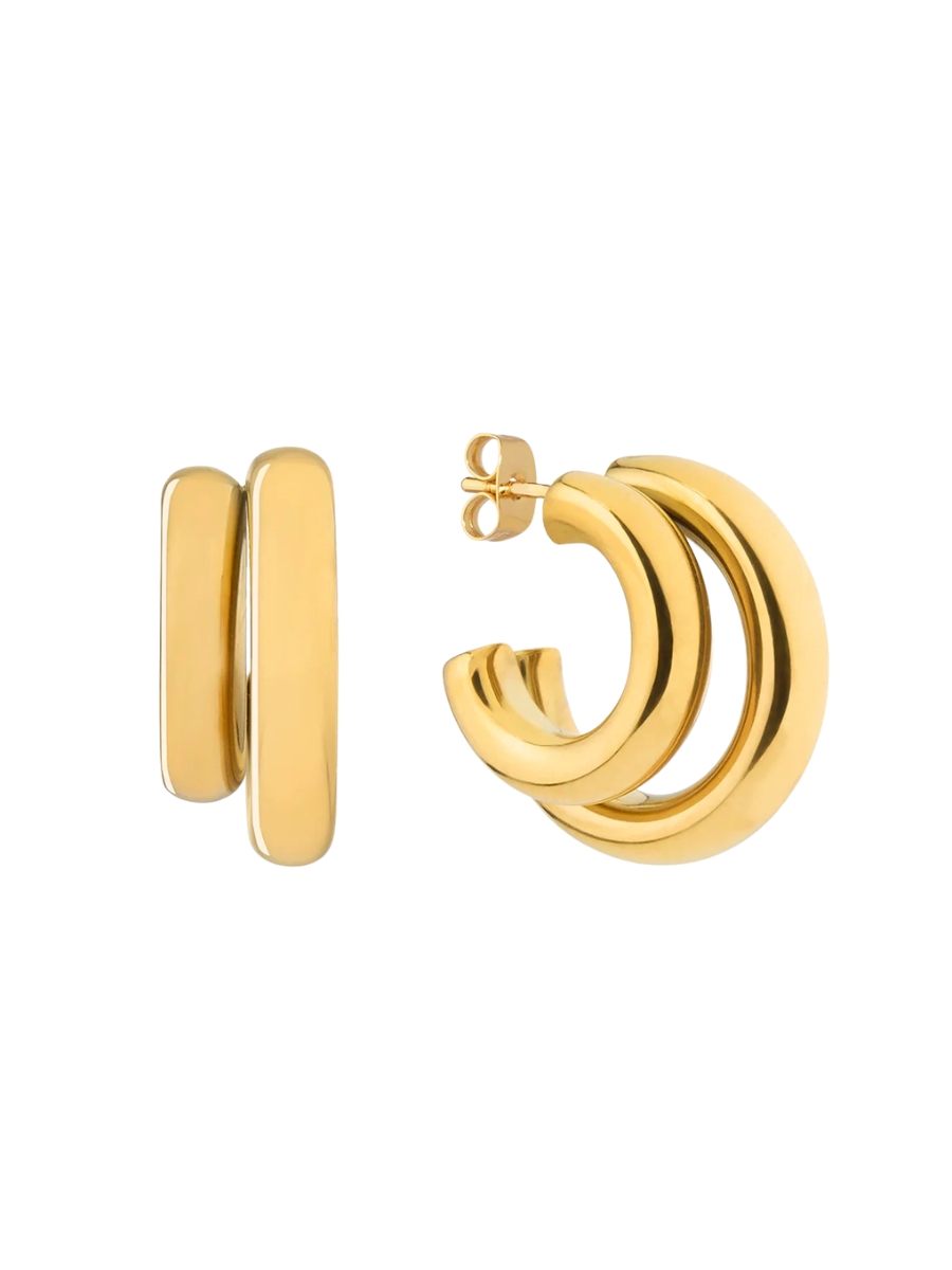 Gold Hoop Earrings